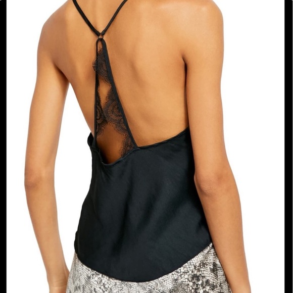 FREE PEOPLE Starlight Cami In Black Lace Camisole - Picture 7 of 7